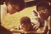 (left to right) Dean, Damon, and Mark - playing with firecrackers